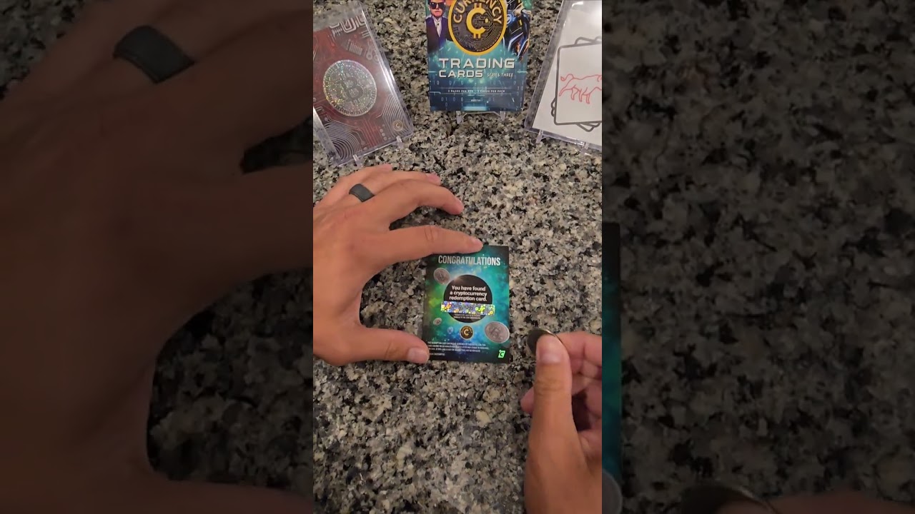 Cardsmiths Currency Series 3 Crypto Redemption Card BITCOIN!!! 💎