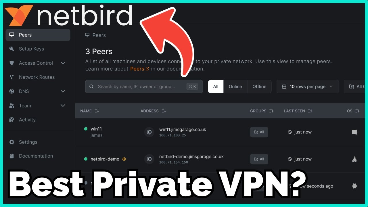 Create Your Own Private VPN with Netbird