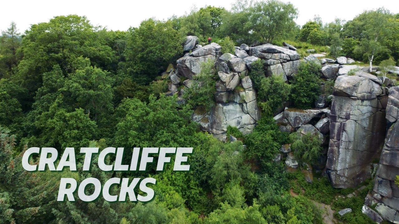 Stunning Aerial Views of Cratcliffe Rocks - Peak District Drone Footage with DJI Drone