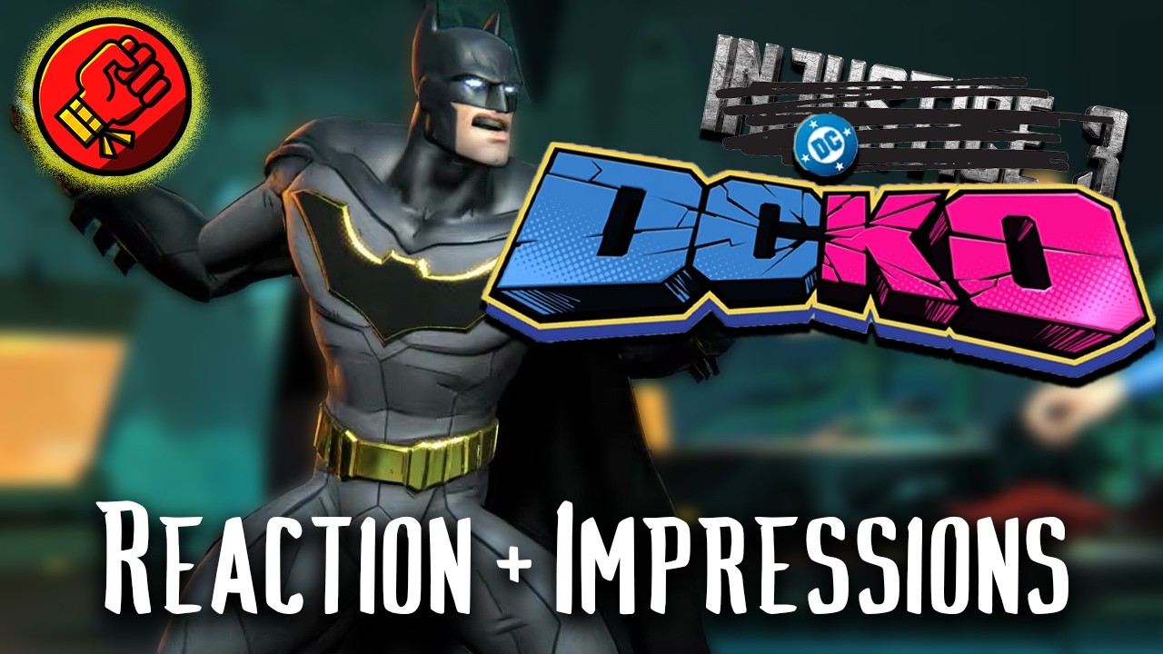 A NEW DC Fighting Game!!! ... and it's Not Injustice 3. | DC KO Reaction and Impressions
