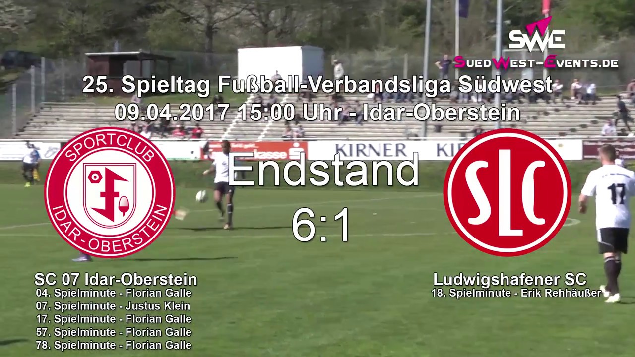 Verbandsliga 16/17 SC 07 Idar-Oberstein gegen Ludwigshafener SC