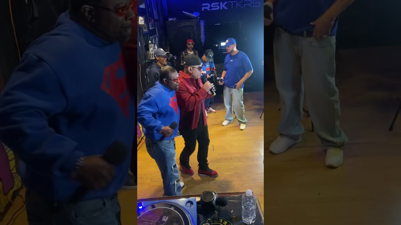 Funkytown pros freestyles w/ dj life crew Los Angeles 