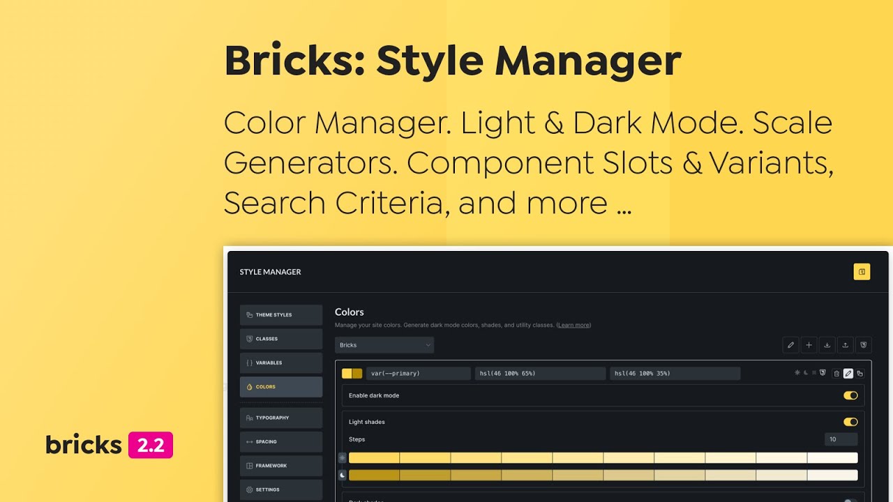 Bricks 2.2 (beta) - Highlights