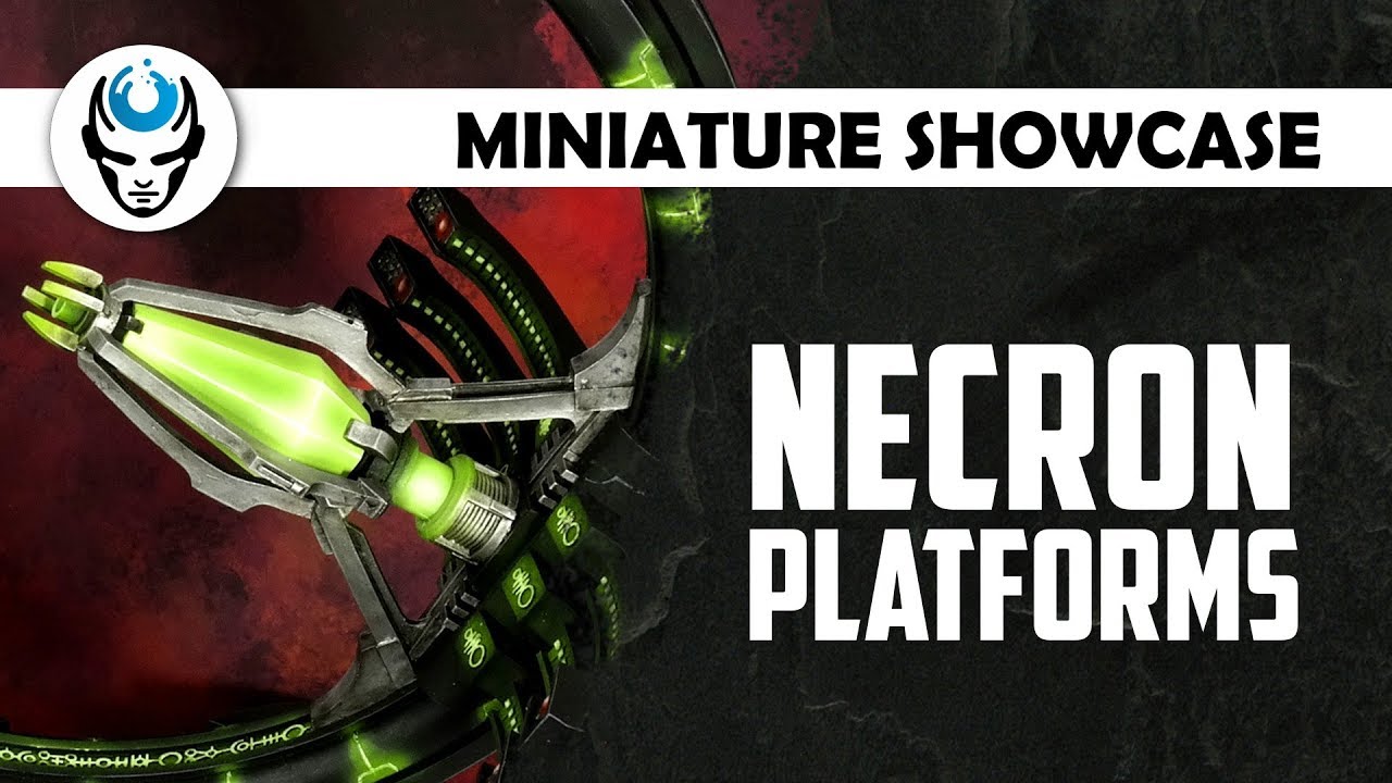 NECRON MONOLITH & PLATFORMS - LVL 4 MINIATURE SHOWCASE 4K