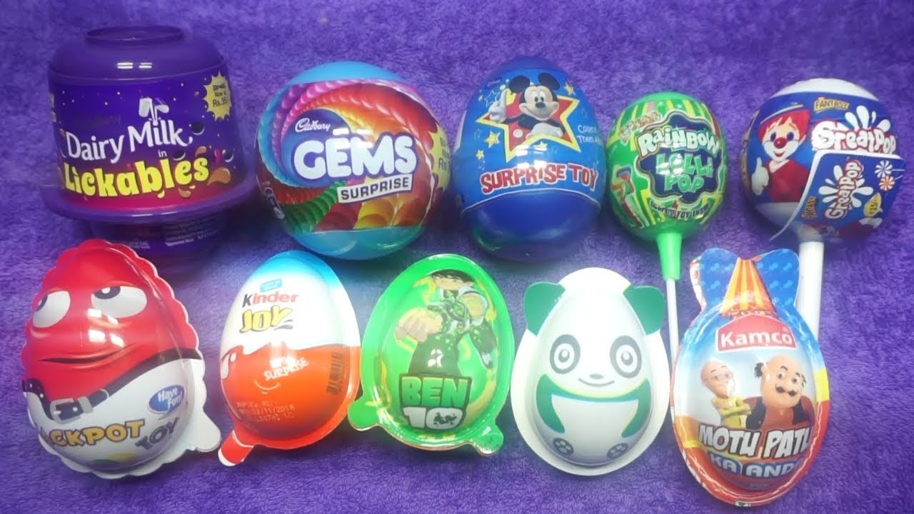 New Collection Of Ben 10 Surprise Egg,Mouto patlu Ka Anda,Gems Surprise,Likables,Knder Joy And More