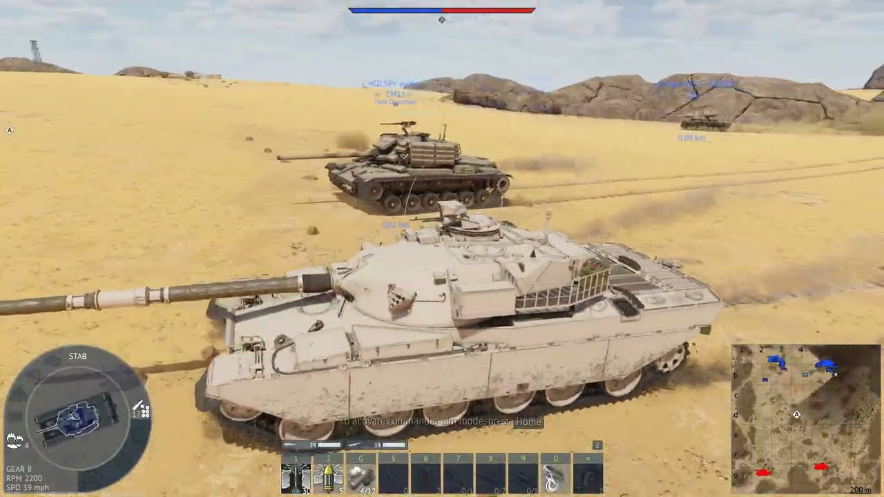 Khalid  7 and 0  Sinai  (War Thunder AB)