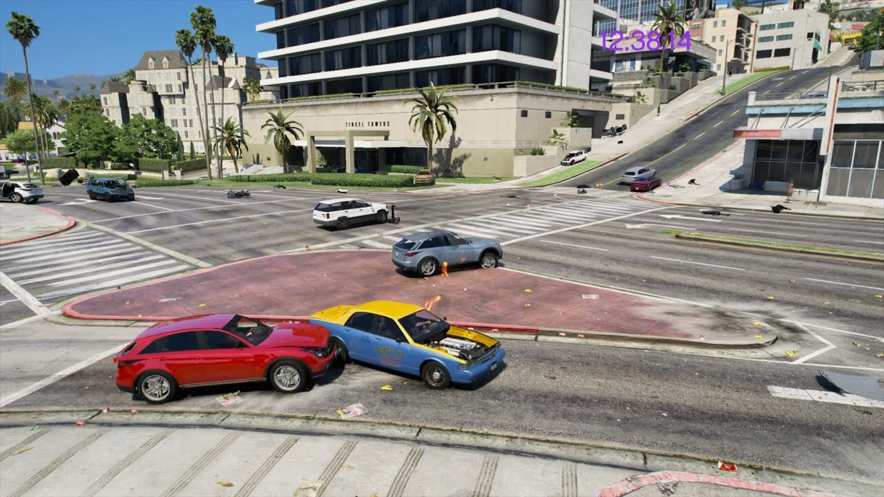 44Minute Daily Traffic in Los Santos - Grand Theft Auto V