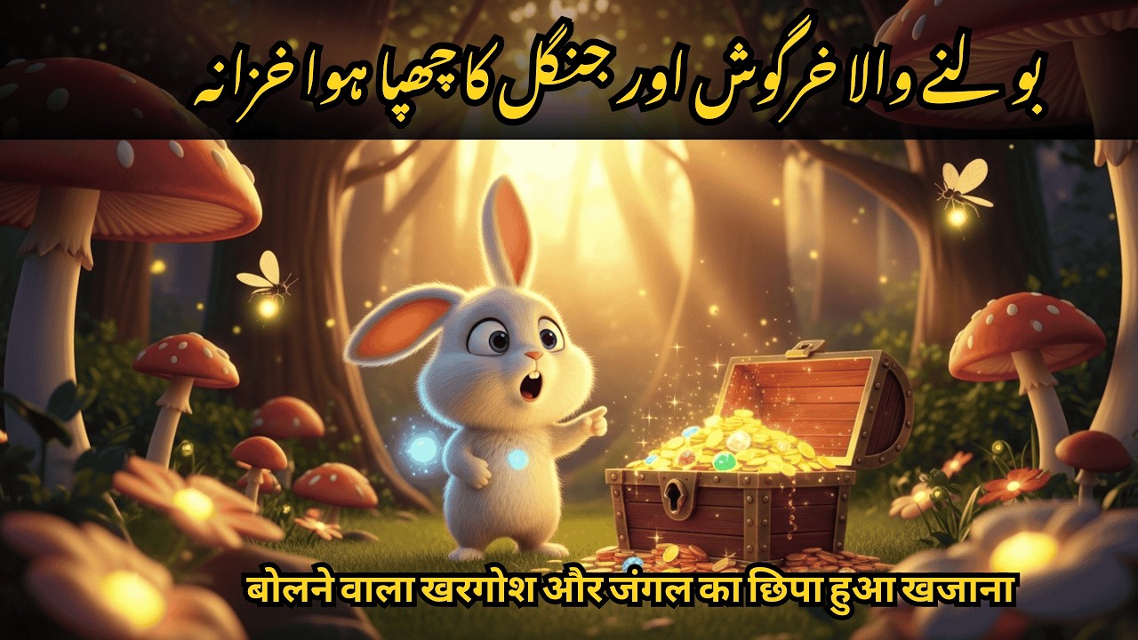 Baat Karne Wala Khargosh Aur Jungle Ka Chhupa Howa Khazana | Urdu Hindi Khargosh Ki Kahani