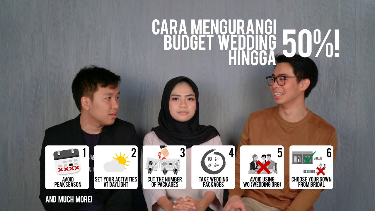 TIPS NIKAH 10 Tips Mudah Mengurangi 50% Budget Wedding Kamu ( Nikah Murah Versi Lengkap )