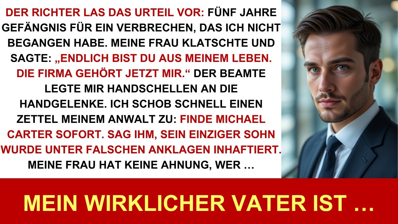 Meine Frau brachte mich ins Gefängnis und nahm mir die Firma, doch sie wusste nicht: ich bin der...
