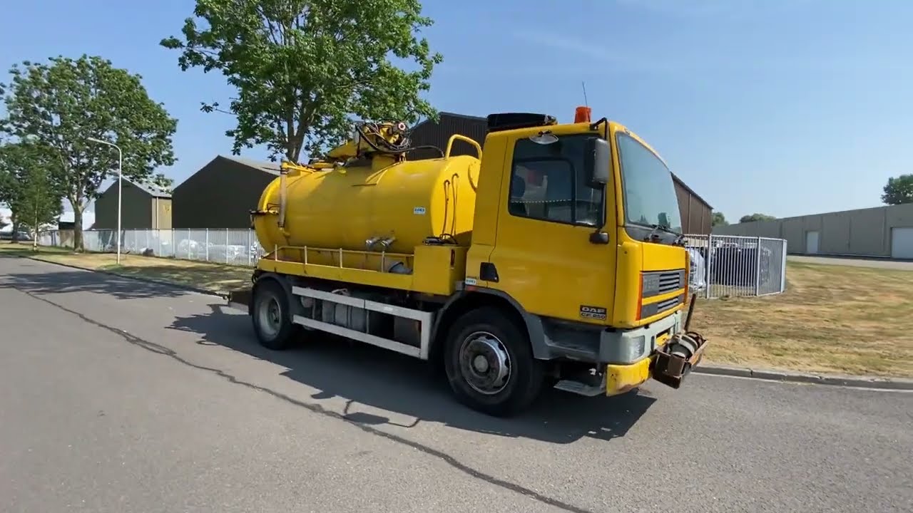 Daf CF75 koks kolkenzuiger vacuum truck