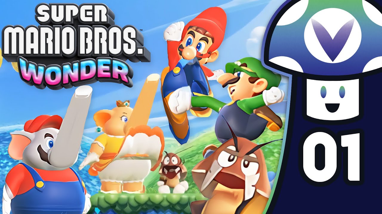 [Vinesauce] Vinny - Super Mario Bros. Wonder (PART 1)