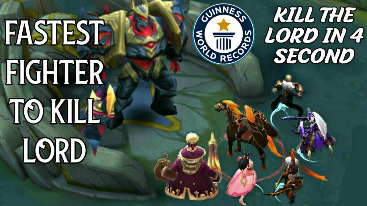 MOBILE LEGENDS FASTEST FIGHTER TO SOLO KILL LORD • MOBILE LEGENDS BEST FIGHTER