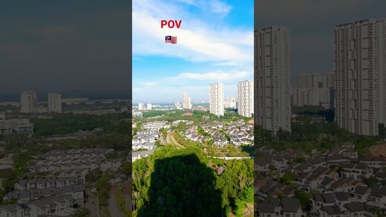POV- You just woke up to this 😍 🤩 #malaysia #clouds #sky #bluesky #nature #pov