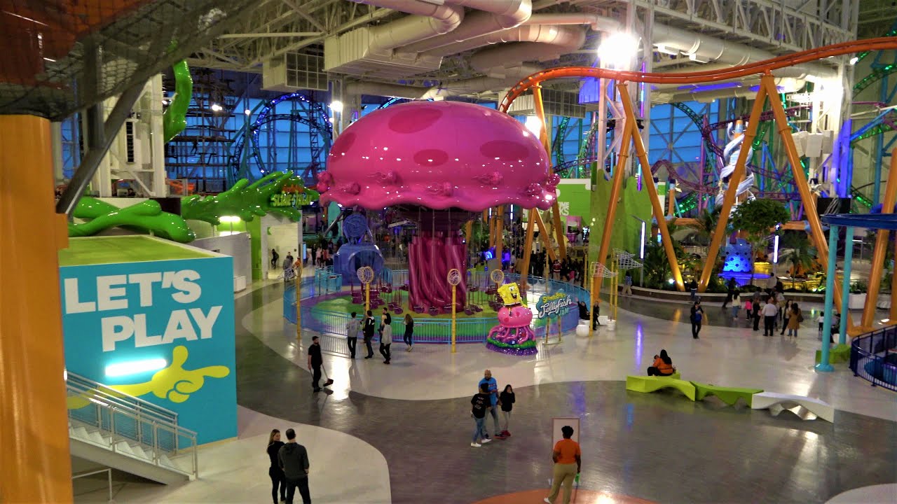 NEW Nickelodeon Universe New Jersey Park Walkthrough