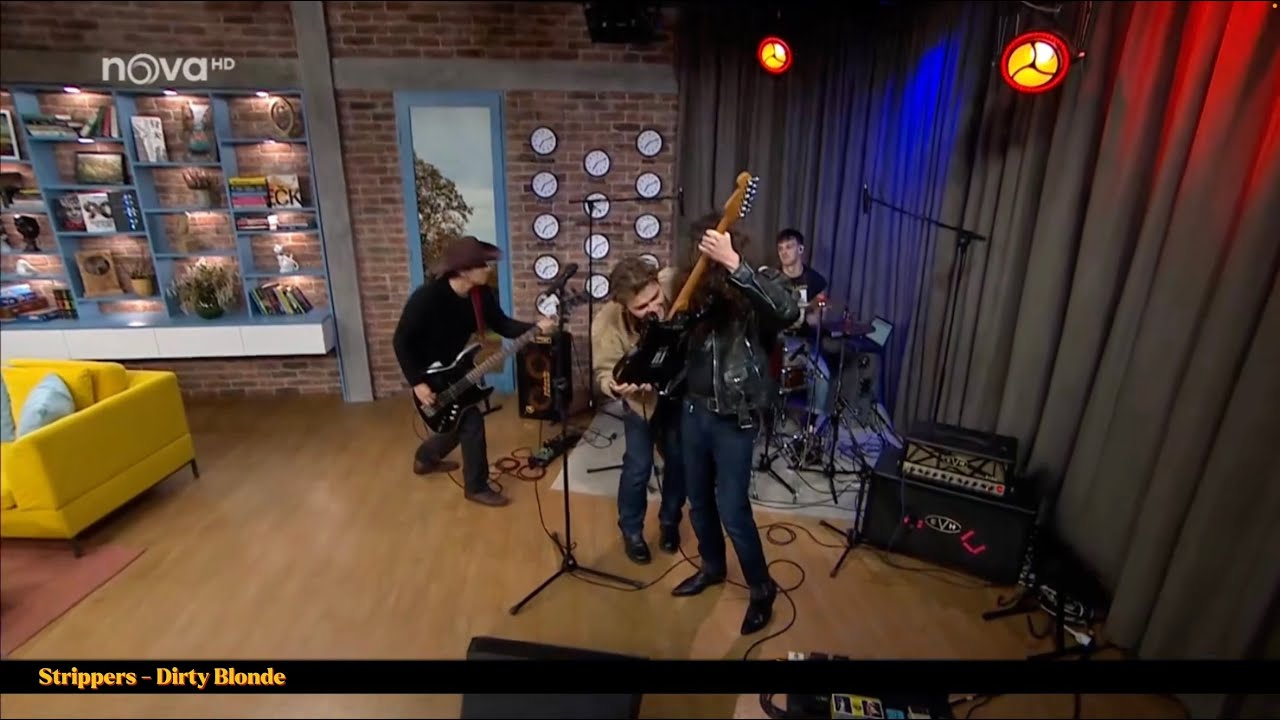 Strippers - Dirty Blonde (Live Snídaně s Novou)