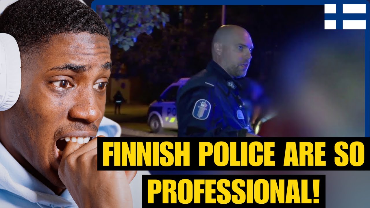 Finnish Police Responding to a Knife Attack in Helsinki