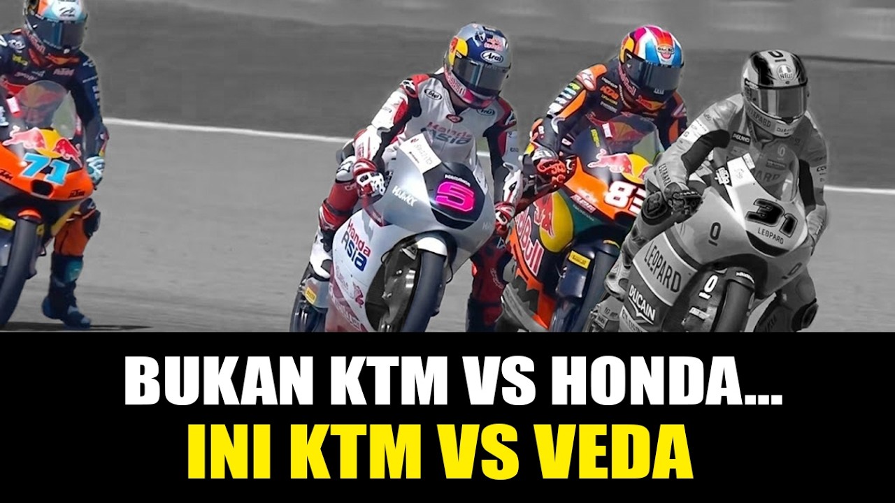 GEGERKAN PADDOCK  ‼️ROOKIE HONDA INI RUSAK FORMASI KTM DI BURIRAM, DEBUT VEDA BIKIN DOMINASI GOYAH!