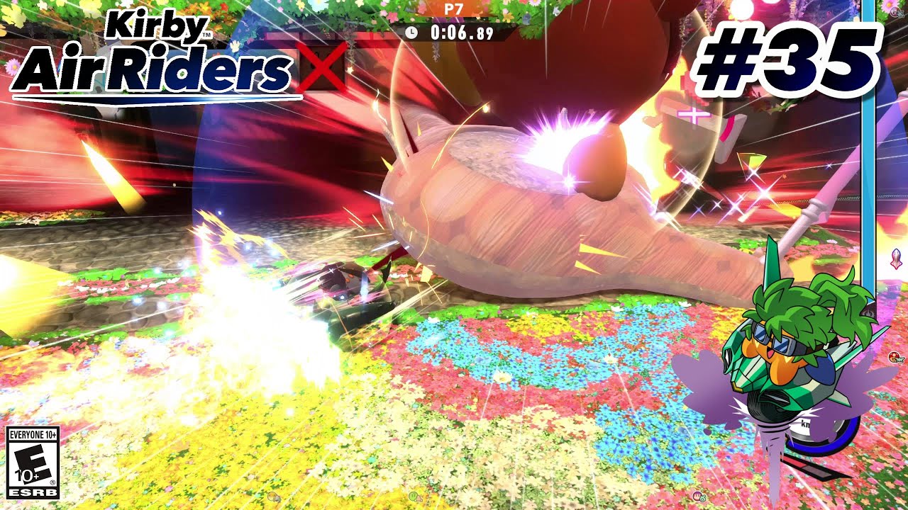 KV IS A MEANIE IN CITY TRIAL WITH FRIENDS ~ Kirby Air Riders (Blind) I Episode #35