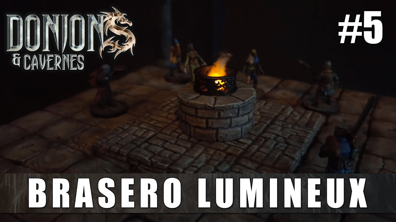 Donjons & Cavernes - Épisode5 - Fabriquer un brasero lumineux !