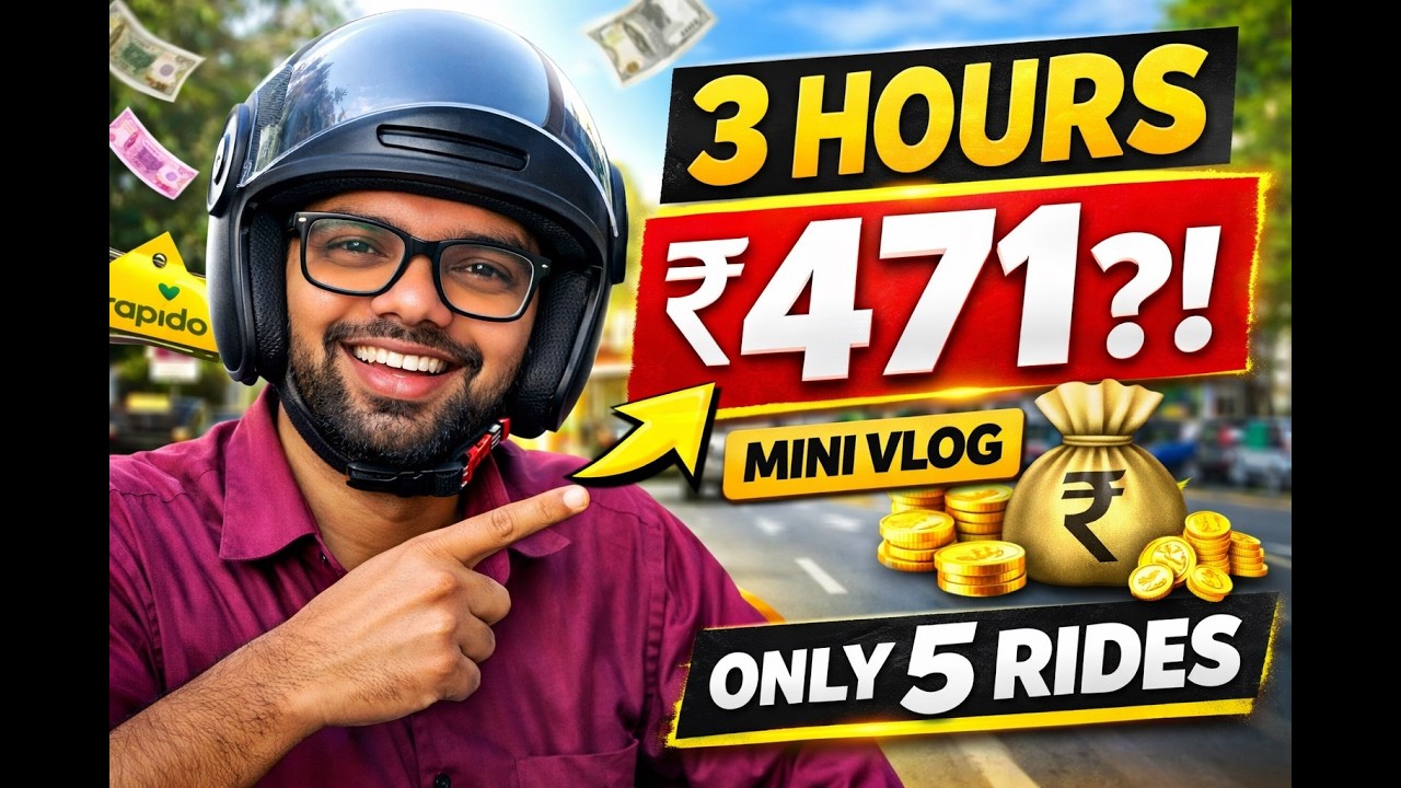 Rapido Sunday Earning 💰 | 3 Hours Ma ₹471 Kamayo 😲 Ahmedabad | Mini Life Vlog | Real Moments |