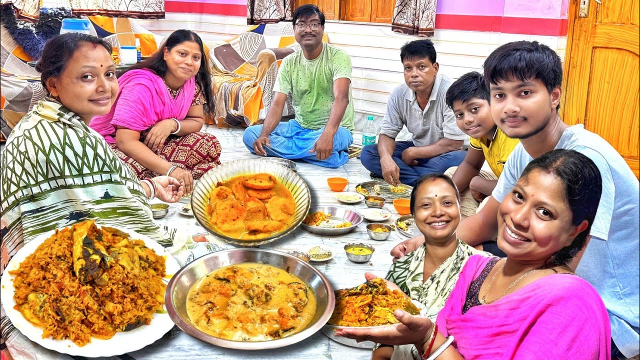 ২ কেজি কাতলা দিয়ে ননদ বানালো মুড়িঘন্ট ও কাতলা রেজালা সঙ্গে মাছের ডিমের টক। আজ জমজমাট খাওয়া দাওয়া