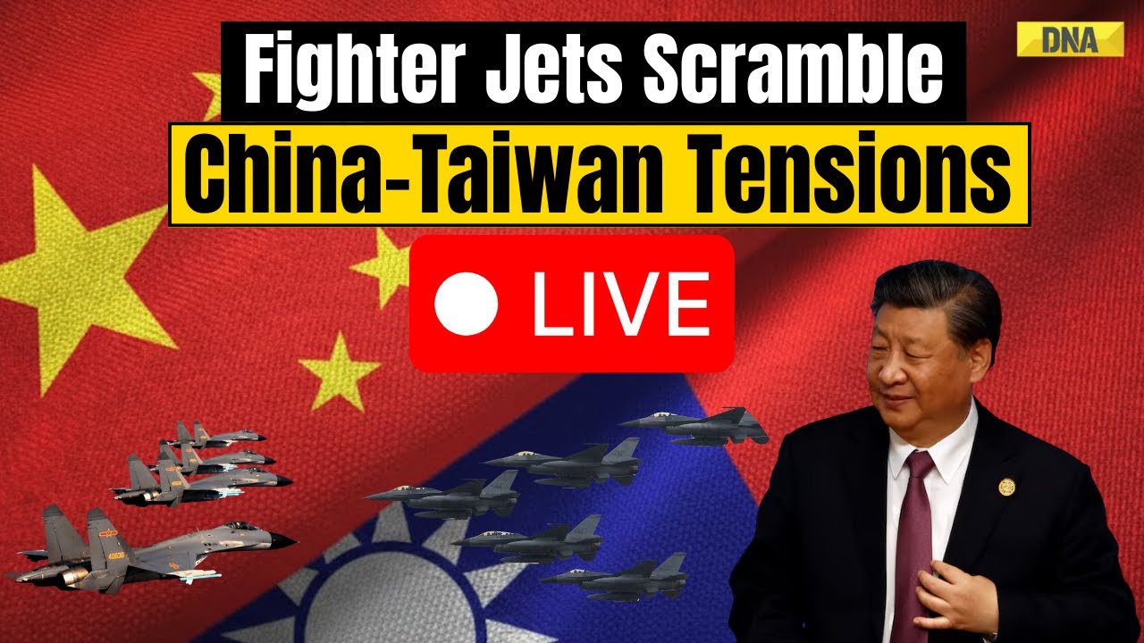 China News Live: China-Taiwan Crisis Intensifies Fighter Jets Take Off from Hsinchu Airbase