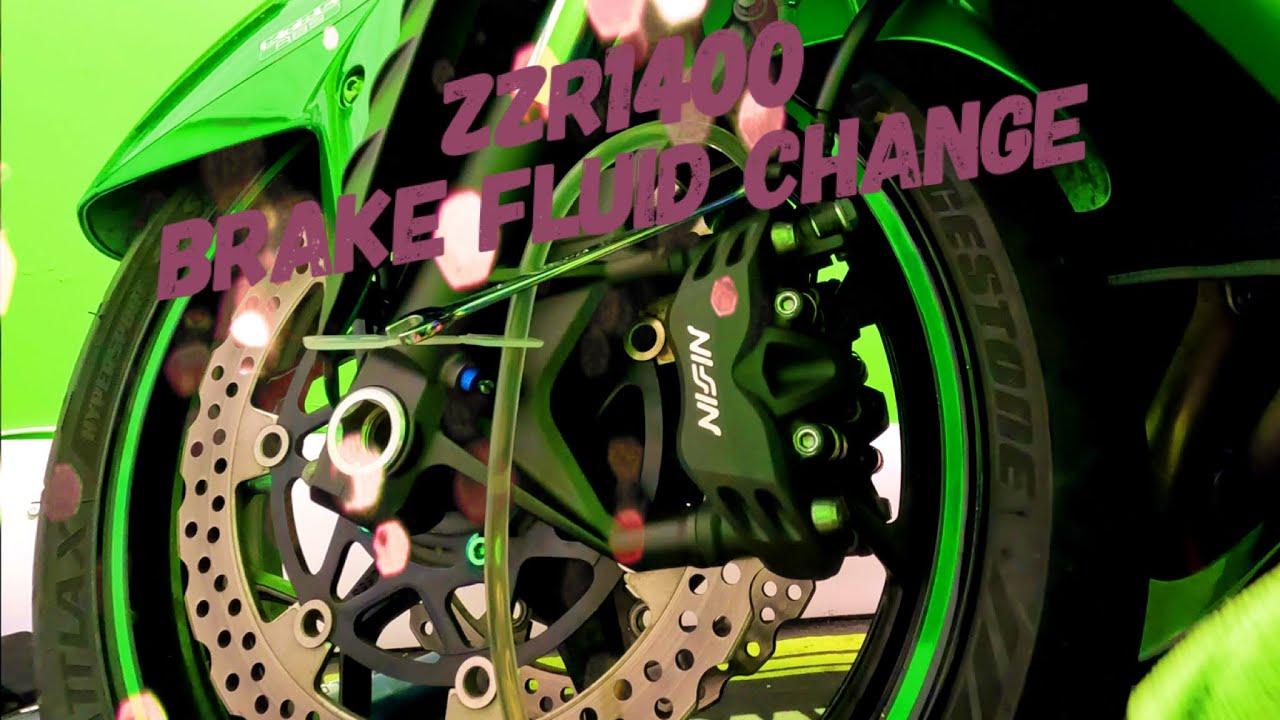 Brake fluid change | Kawasaki ZZR1400 | ZX-14