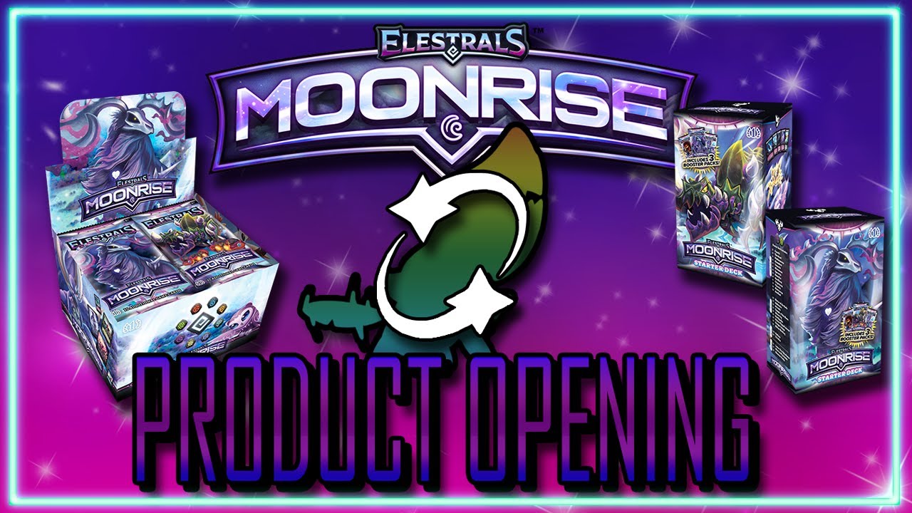 The Most INSANE Elestrals Moonrise Opening! Booster Box, Starter Decks, and More!