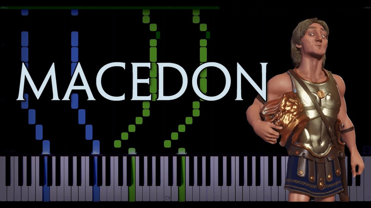Sid Meier's Civilization 6  - Macedon Theme - Piano Cover - Tino Mori - Industrial - Synthesia