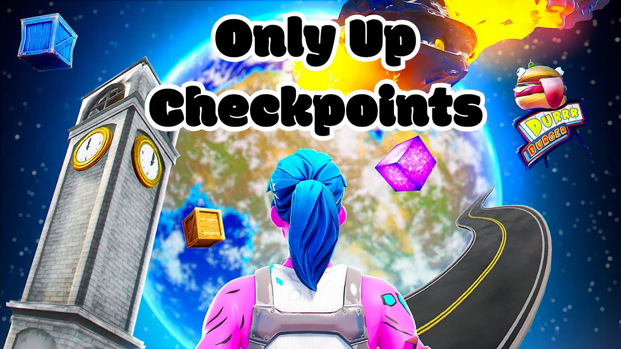Pelataan Fortnite Only up checkpointsia