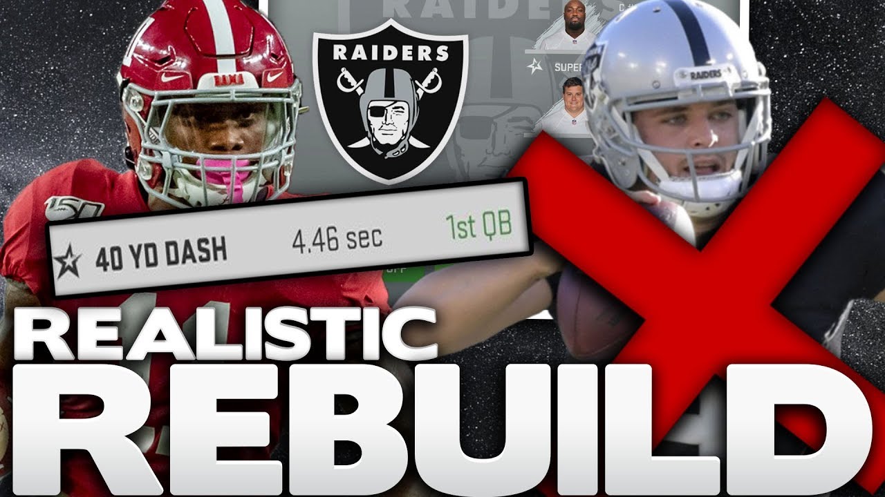 We Drafted The Fastest QB Possible In Madden 20! Rebuilding The Las Vegas Raiders! Madden 20 Rebuild