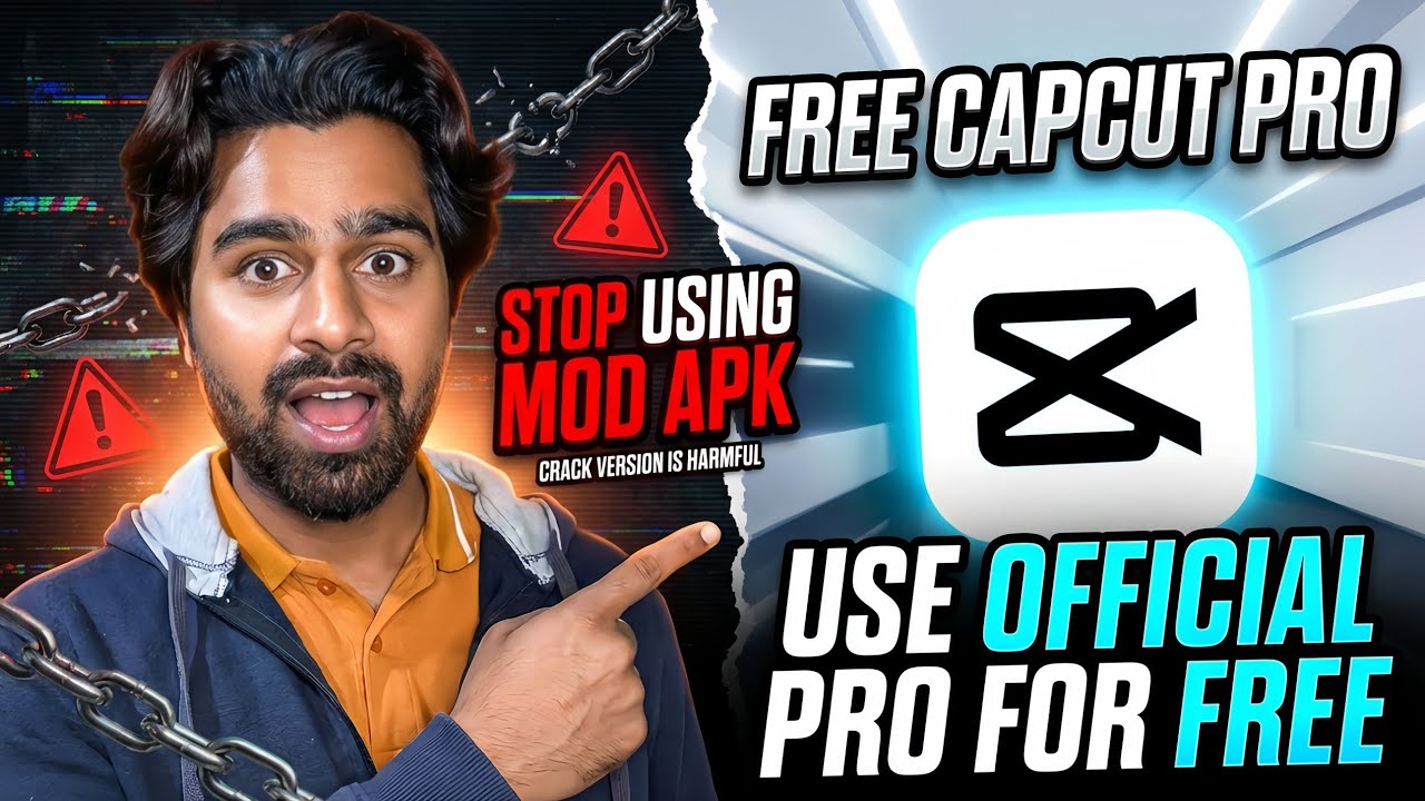 Use Free Capcut Pro Official App/Play Store | Stop Using MOD apk🚫
