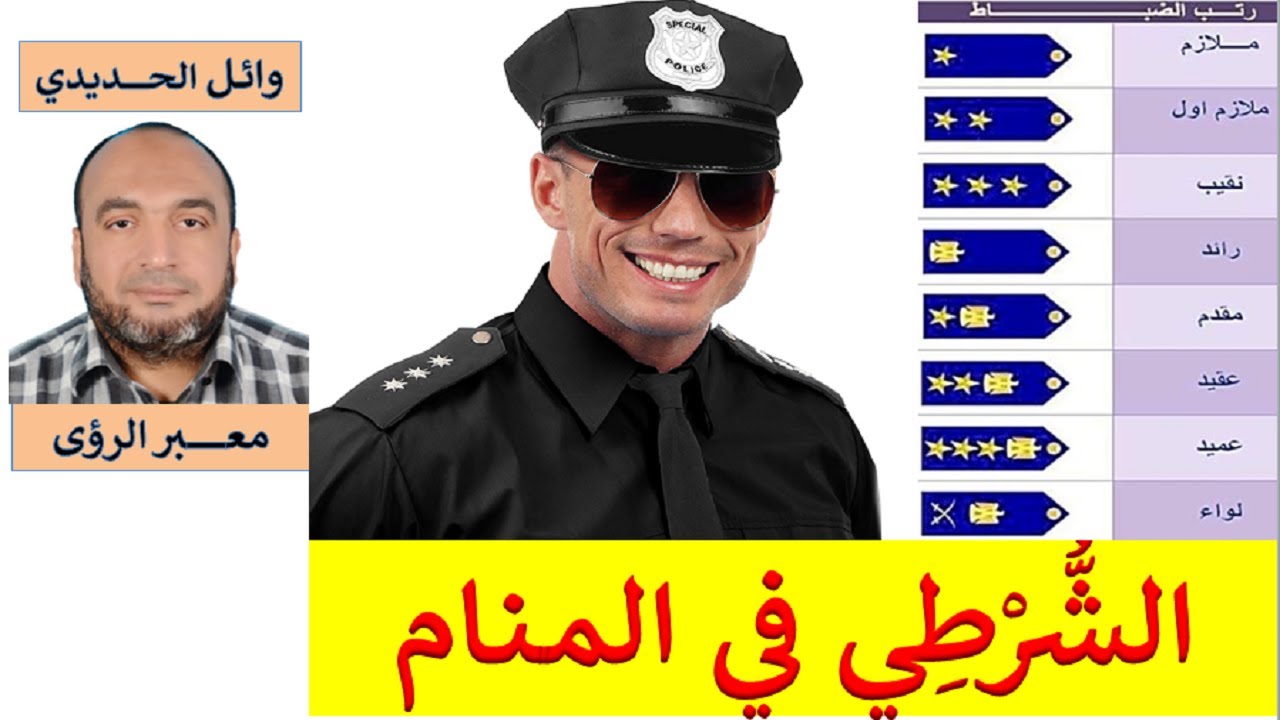 تفسير حلم الشرطي في المنام / الشرطة في الحلم/ للمفسر: وائل الحديدي