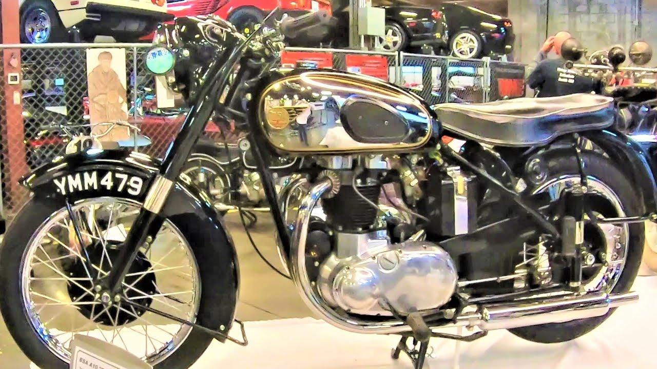 1953 BSA A10 Golden Flash Classic Vintage motorcycle Close-up View