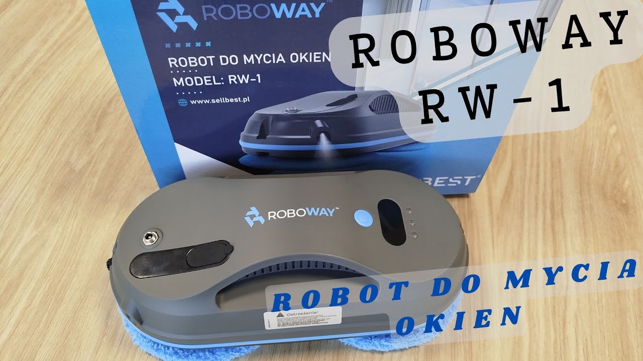 Robot do mycia okien ROBOWAY RW-1 | ROBOWAY RW-1 TEST | Jaki robot do mycia okien