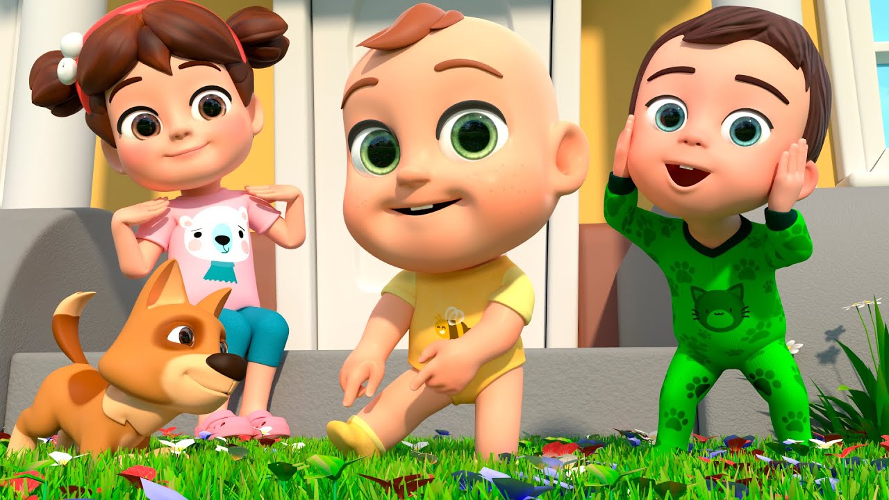 Head Shoulders Knees & Toes | Newborn Nursery Rhymes & Kids Songs