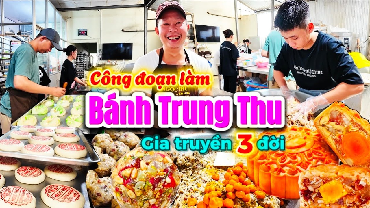 974. Cách làm ra bánh Trung thu bánh Bao chỉ ngon tại lò bánh lâu năm nổi tiếng nhất xứ Trà Vinh