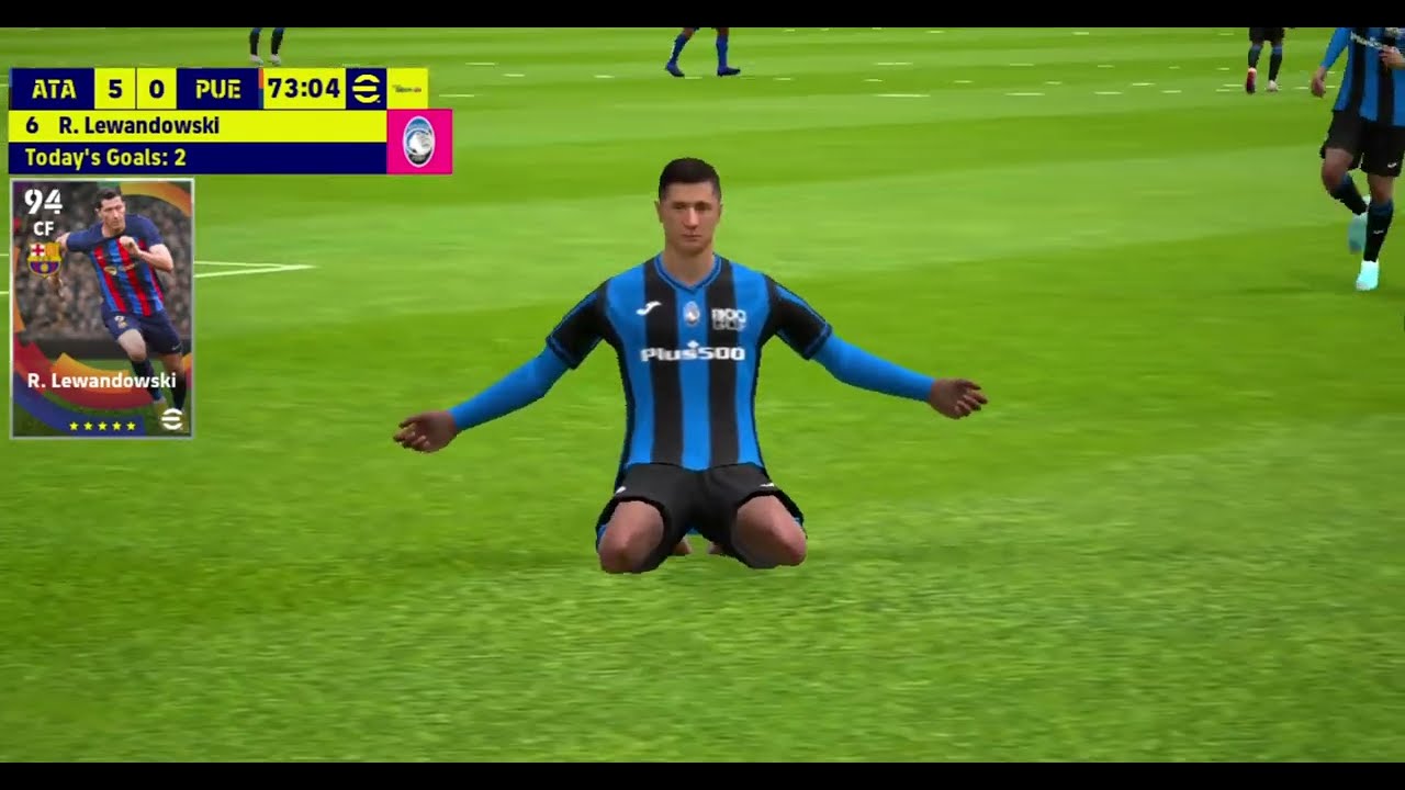 Robert lewandowski - Header Goal e football 2023