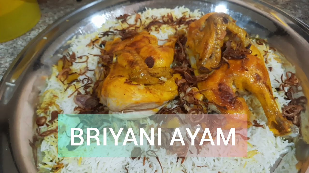 BUAT MAKANAN KESUKAAN MAJIKAN // BRIYANI AYAM SIMPLE ALA DAPUR TKW ARAB