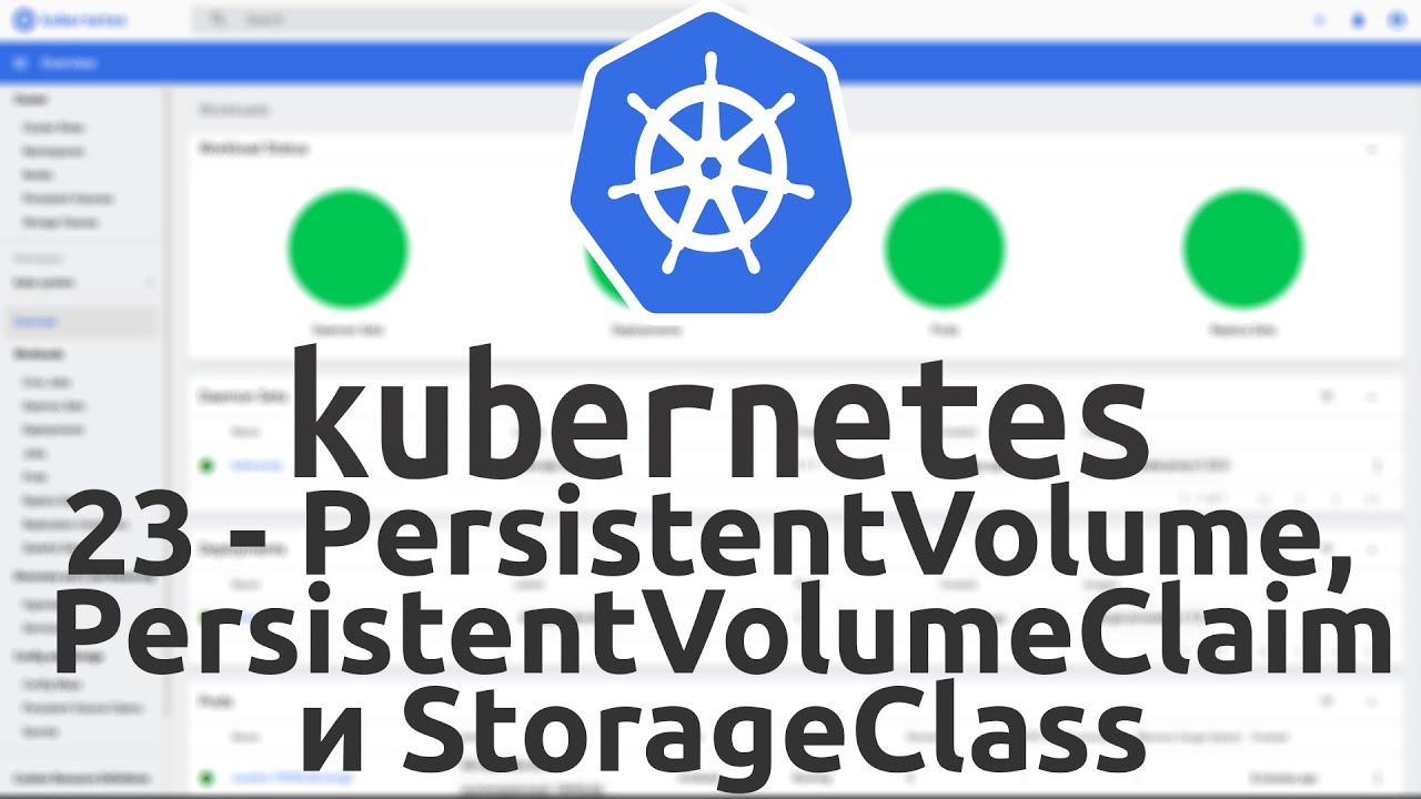 23 - Что такое PersistentVolume, PersistentVolumeClaim и StorageClass
