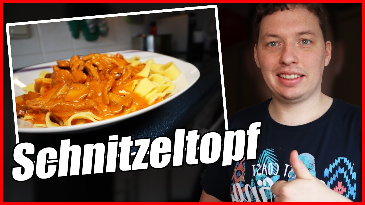 Mein Schnitzel-Topf sehr einfach und lecker / My schnitzel pot is very simple and delicious