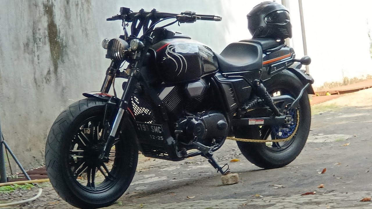 KEWAY V250Fi Ganti Belt dengan Rantai 520