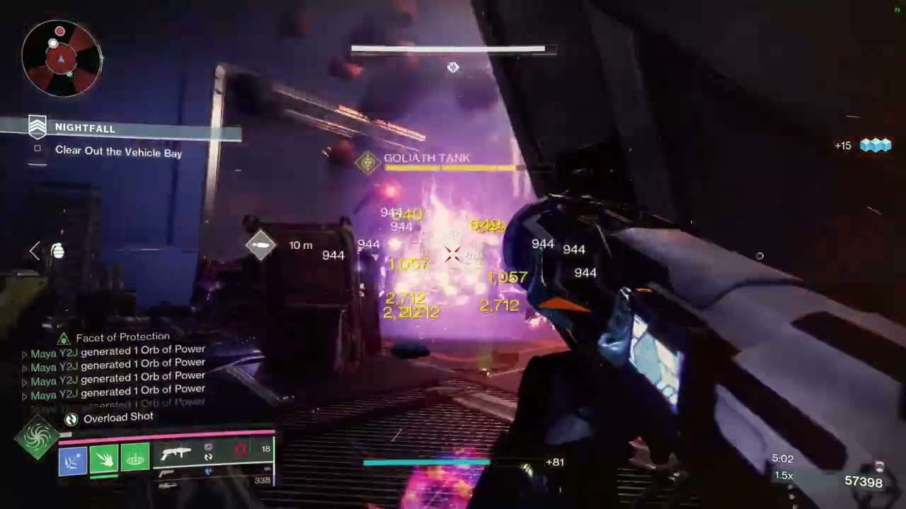 Attrition Orbs VS Velocity Baton vs. Goliath Tank