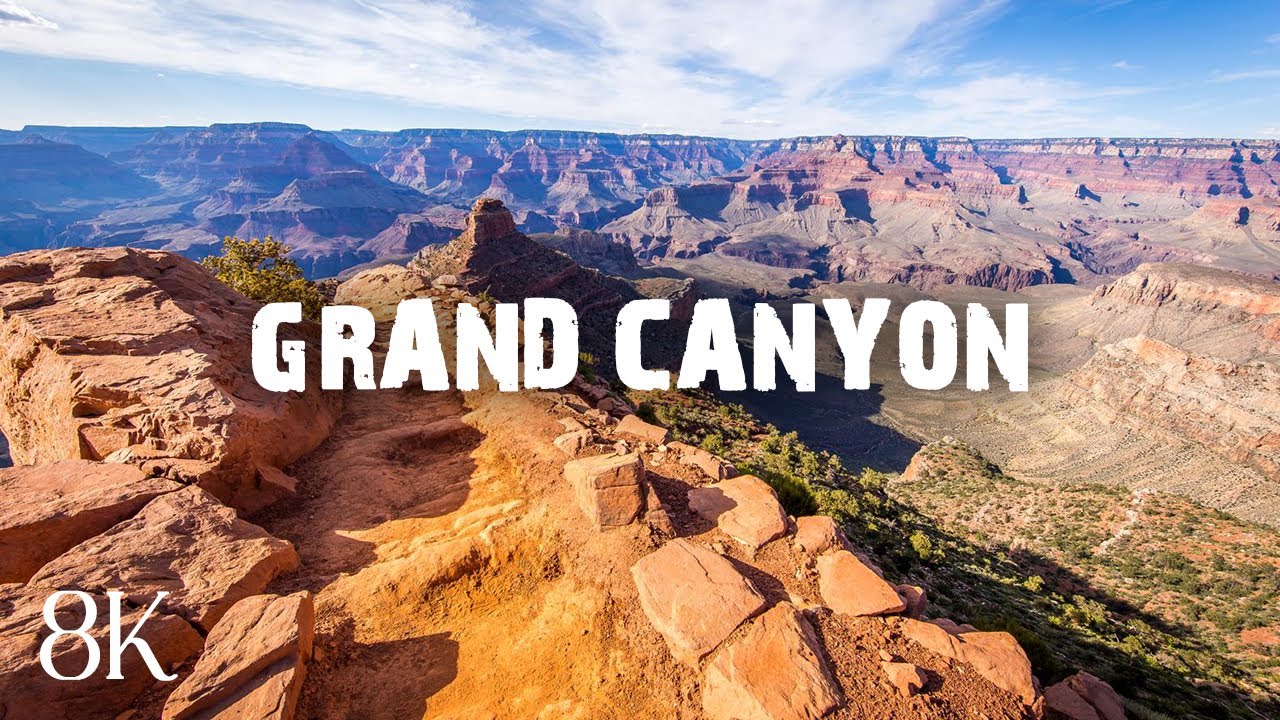 USA National Parks - Breathtaking Landscapes of GRAND CANYON, Arizona as a Scenic 8K TV Screensaver