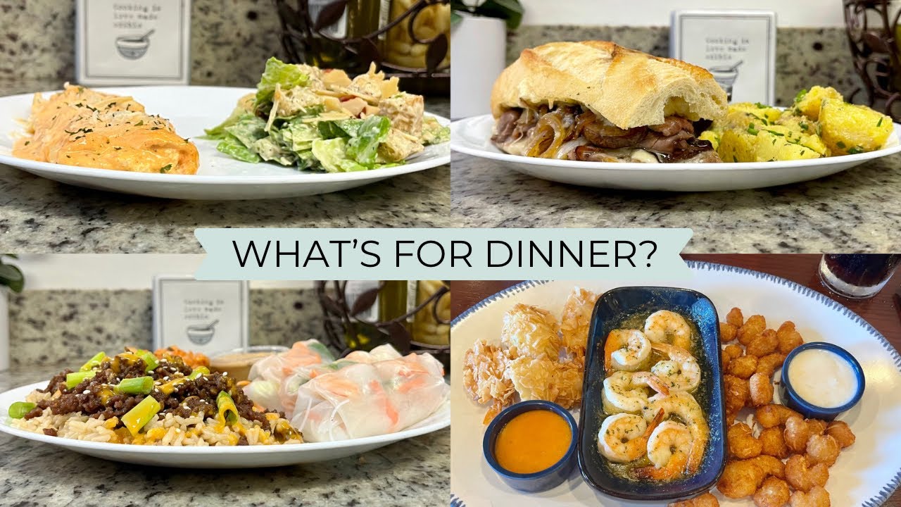 WHAT’S FOR DINNER? | EASY & BUDGET FRIENDLY | REALISTIC WEEKNIGHT MEALS | DINNER INSPIRATION
