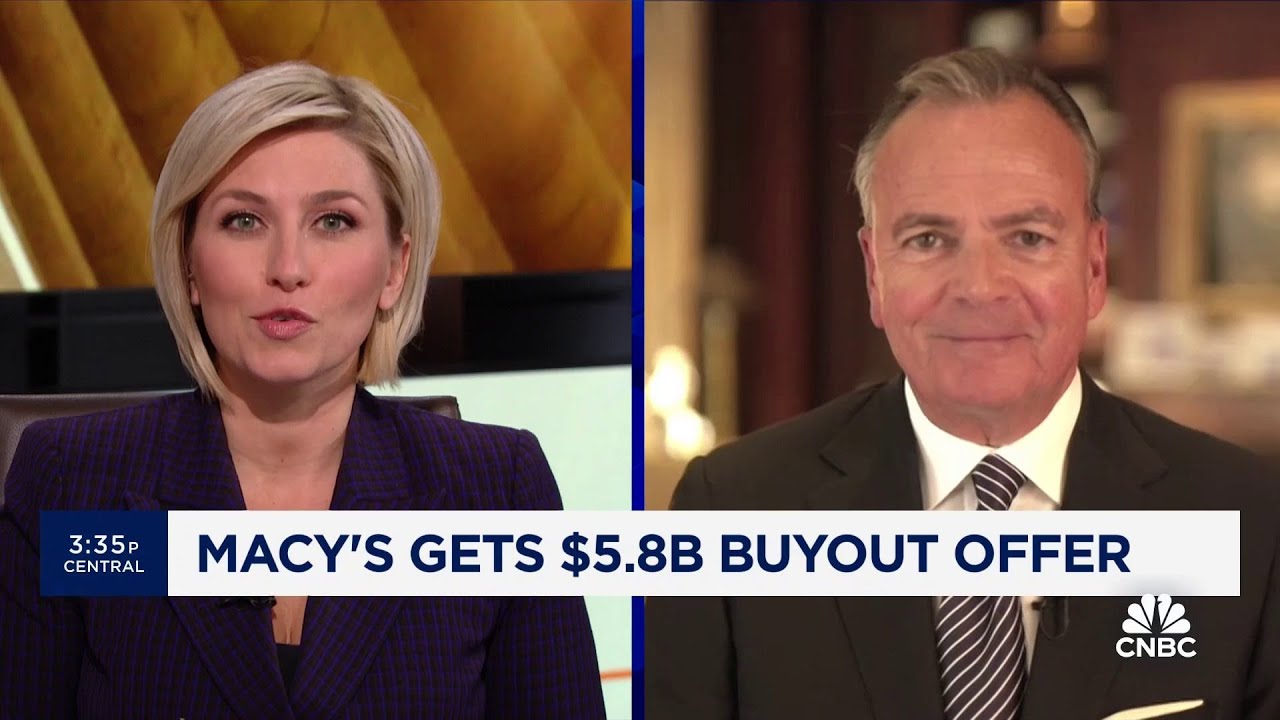 Rick Caruso talks Arkhouse & Brigade Capital's offer to buy Macy's for a reported $5.8 billion