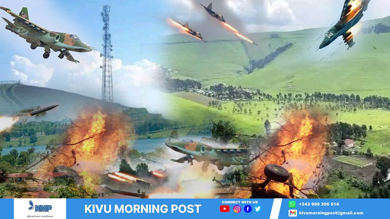 GUERRE DU M23 : LES POSITIONS DES REBELLES M23/RDF BOMBARDÉES DE NOUVEAUX A MUSHAKI-KIVUMORNINGPOST