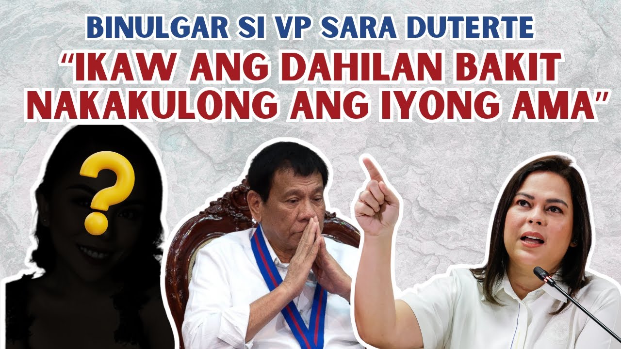 VP SARA  PALA ANG DAHILAN KUNG BAKIT NASA ICC SI FP DUTERTE