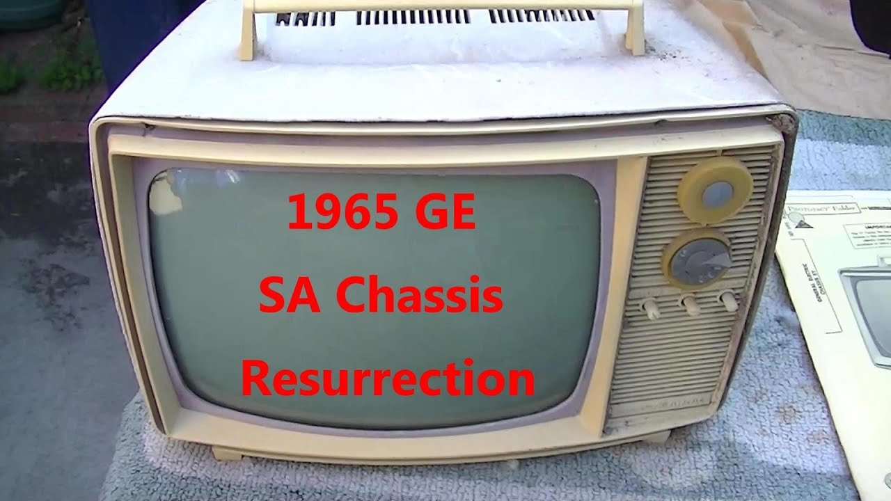 1965 GE black and white portable Resurrection